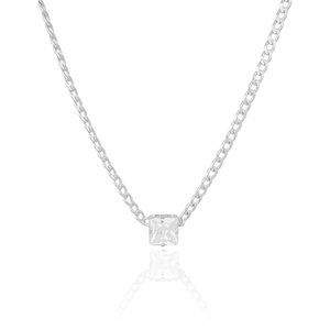 Silver necklace Cristal 9 MM